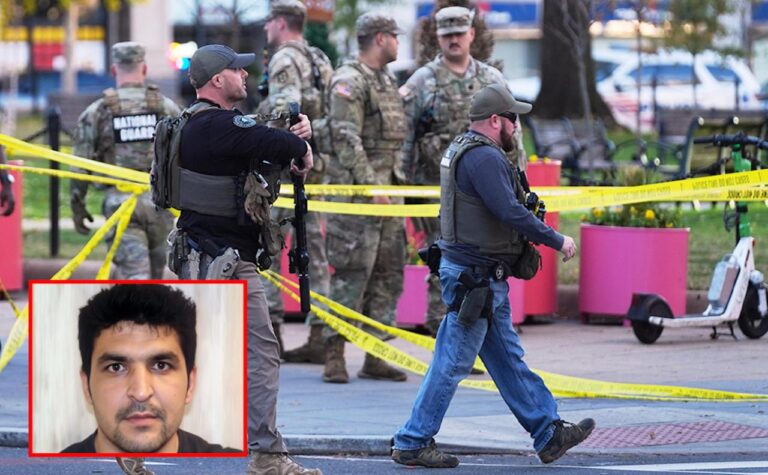 یک افغان مظنون تیراندازی نزدیک کاخ سفید